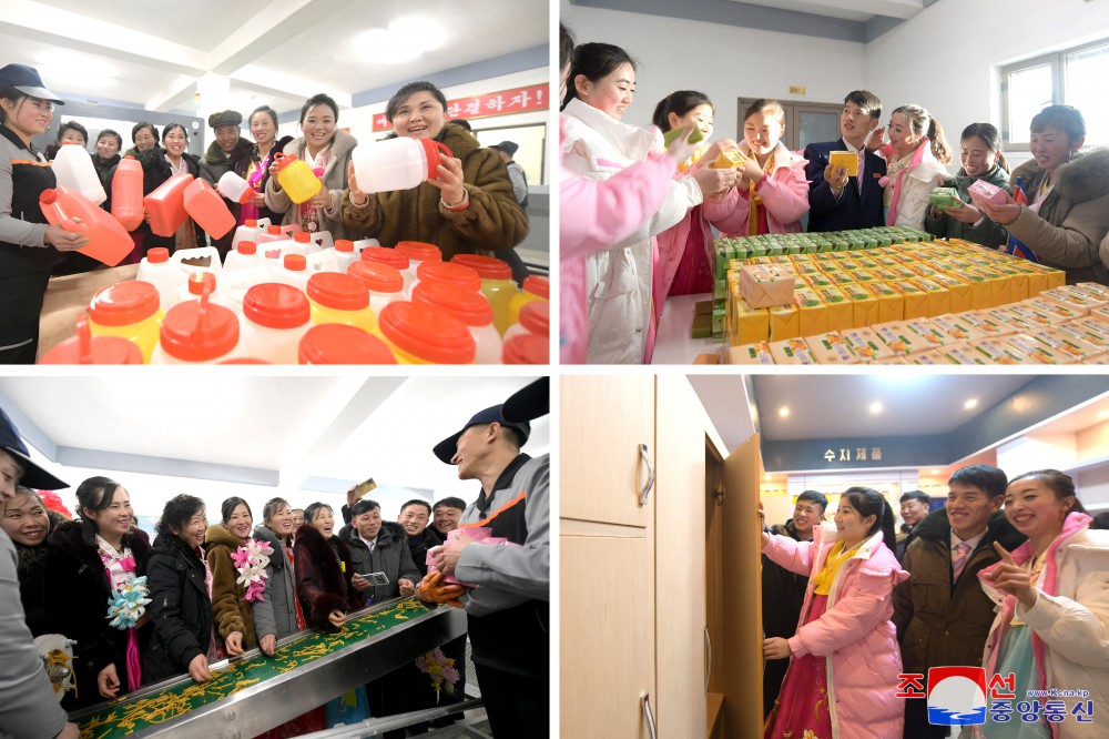 Regional-industry Factories Inaugurated in Kim Hyong Jik County of DPRK with Splendor