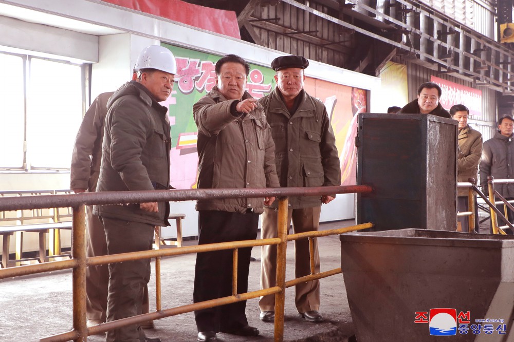 Chairman Choe Ryong Hae Inspects Various Sectors