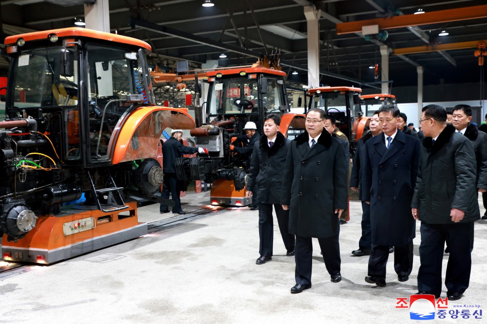 Kumsong Tractor Factory Updated in DPRK