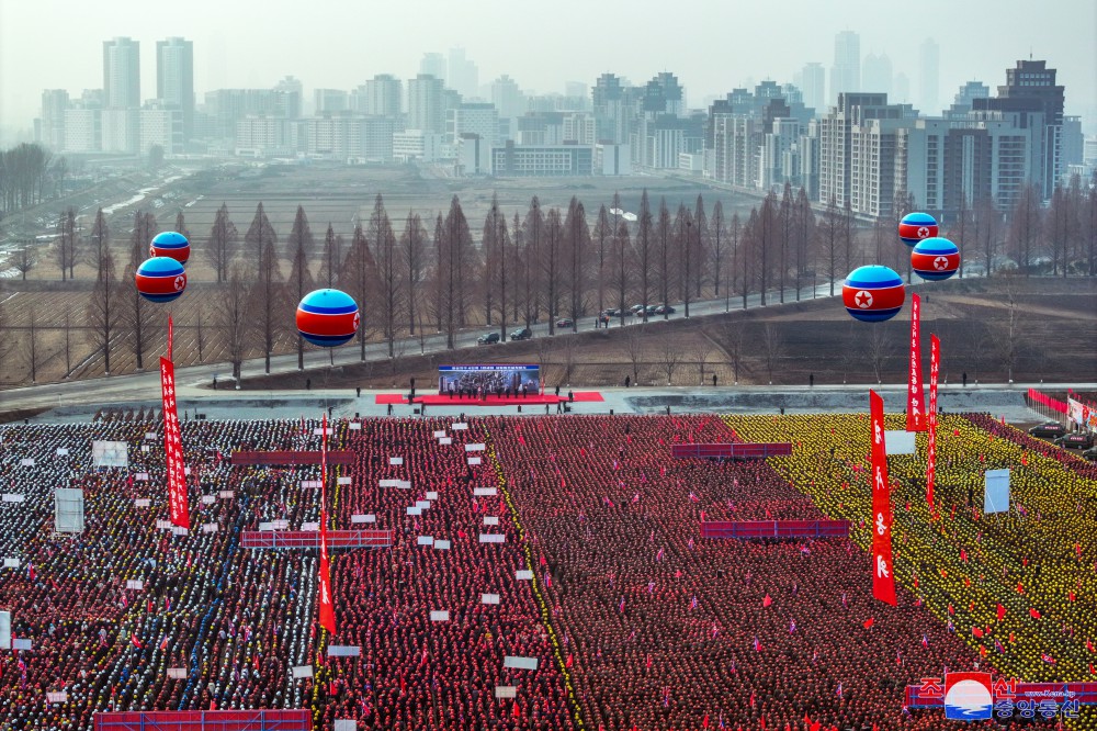 Five-Year Plan for Construction of Capital City Decided by Eighth Congress of WPK Enters Its Final Stage