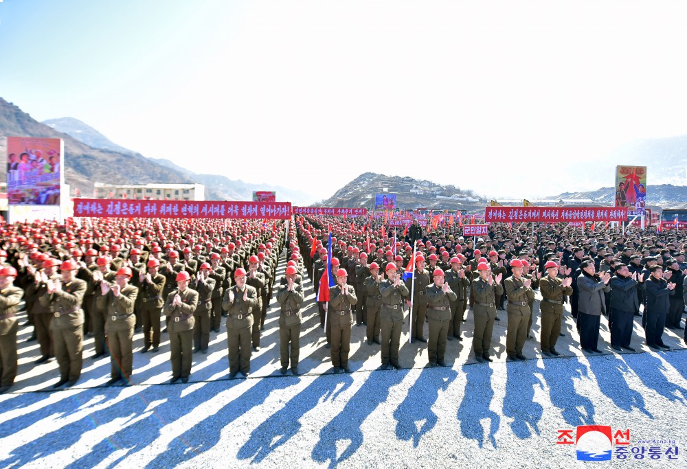 Groundbreaking Ceremonies of Regional-industry Factories, Hospital and Leisure Complex Held in DPRK