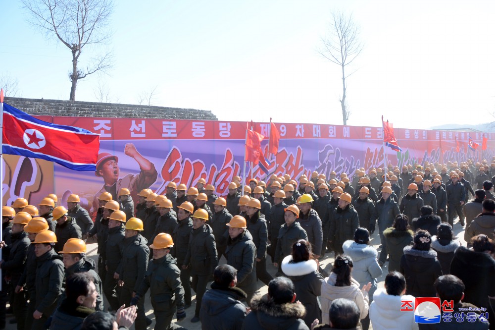 Groundbreaking Ceremonies of Regional-industry Factories, Hospital and Leisure Complex Held in DPRK