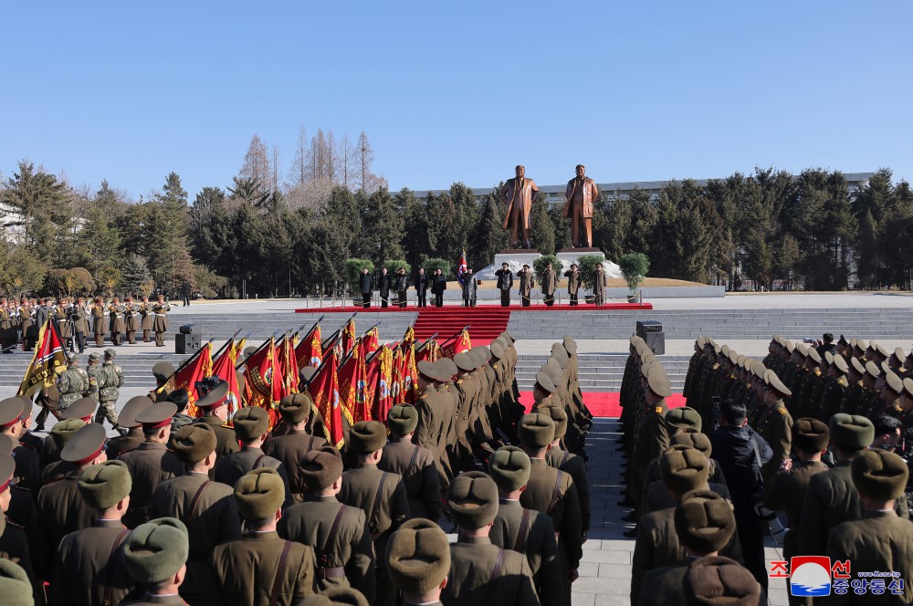 Respected Comrade Kim Jong Un Visits Kim Il Sung University of Politics