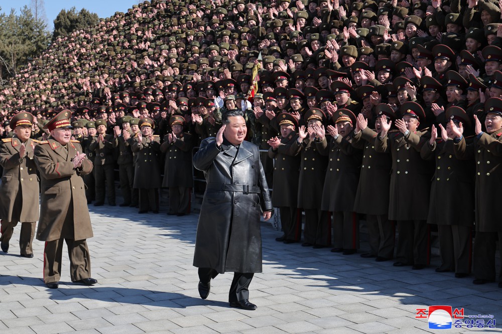 Respected Comrade Kim Jong Un Visits Kim Il Sung University of Politics