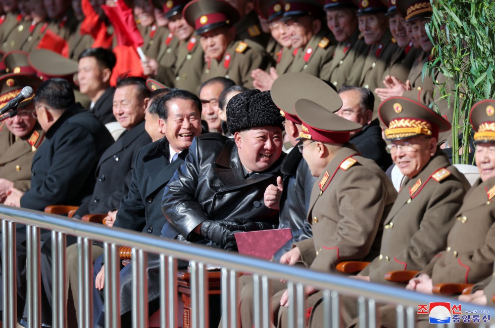 Respected Comrade Kim Jong Un Visits Kim Il Sung University of Politics