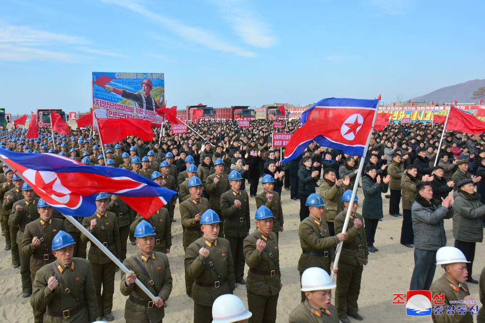 Groundbreaking Ceremonies of Regional-industry Factories Held in DPRK