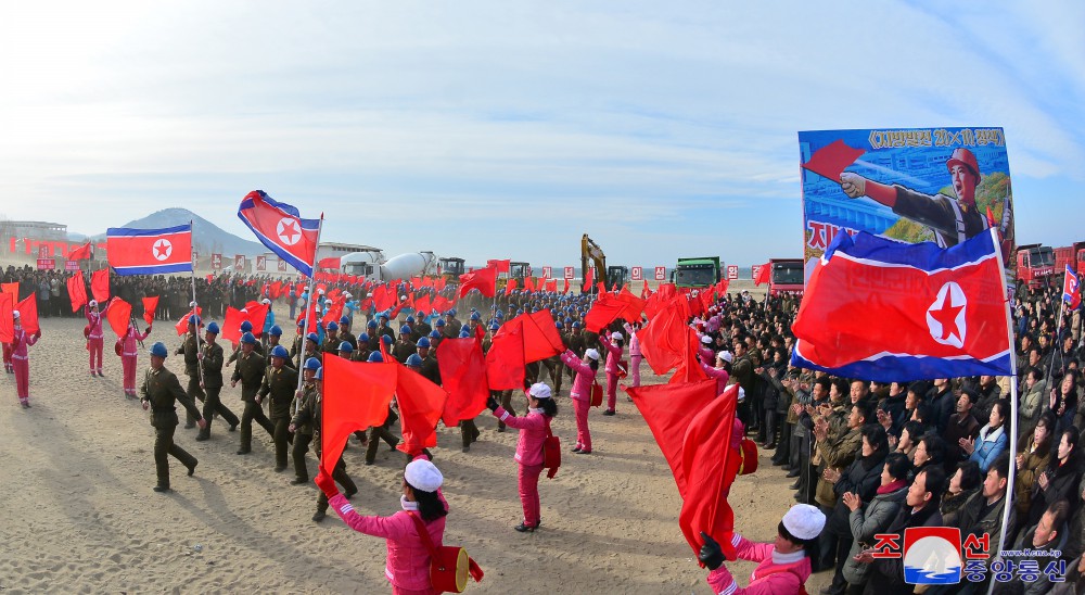 Groundbreaking Ceremonies of Regional-industry Factories Held in DPRK