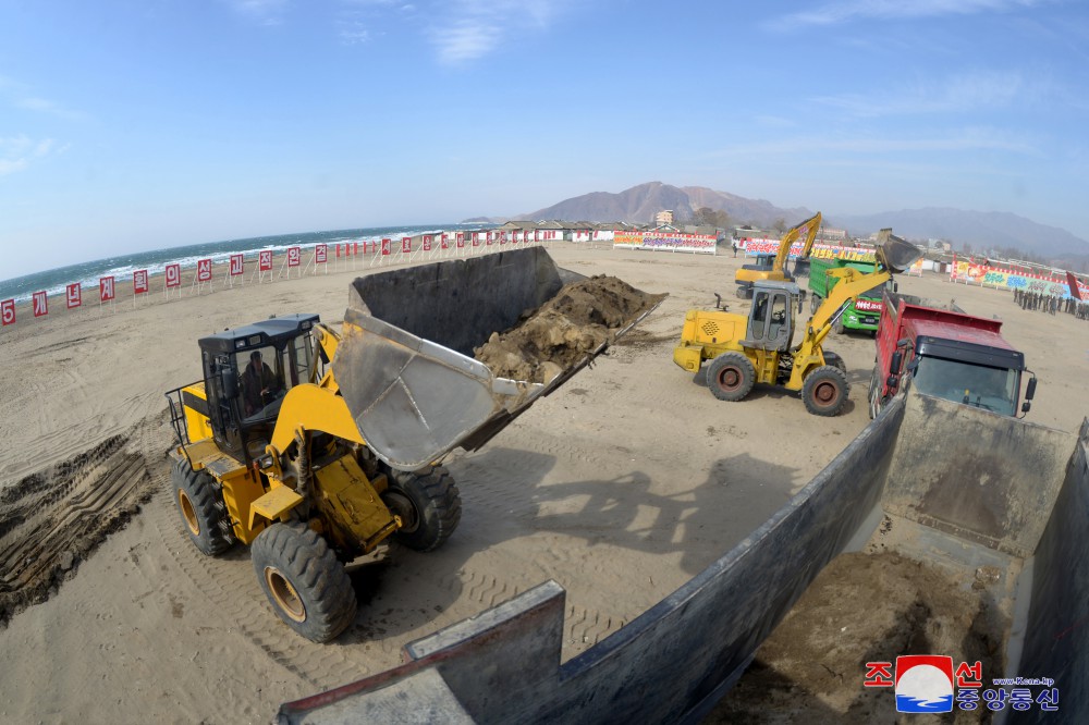 Groundbreaking Ceremonies of Regional-industry Factories Held in DPRK