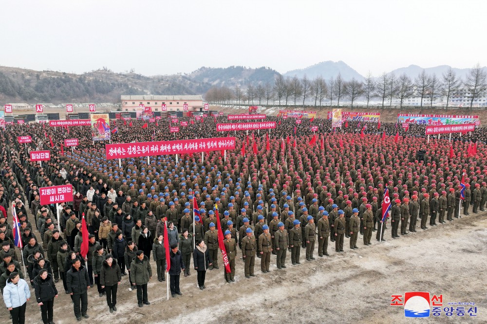 Groundbreaking Ceremonies of Regional-industry Factories Held in DPRK