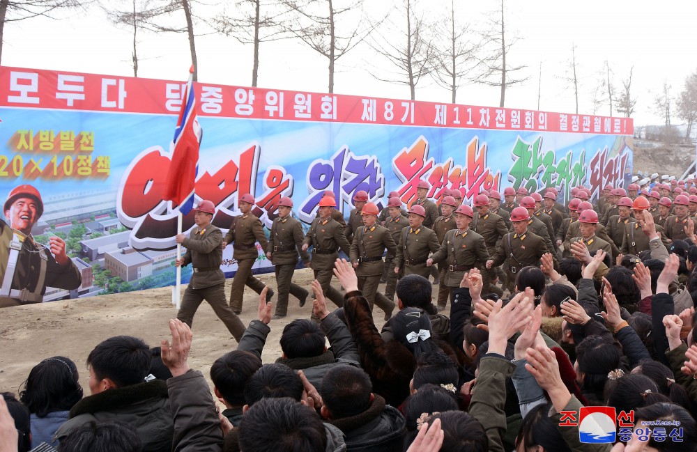 Groundbreaking Ceremonies of Regional-industry Factories Held in DPRK