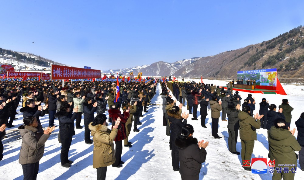 Groundbreaking Ceremonies of Regional-industry Factories Held in DPRK