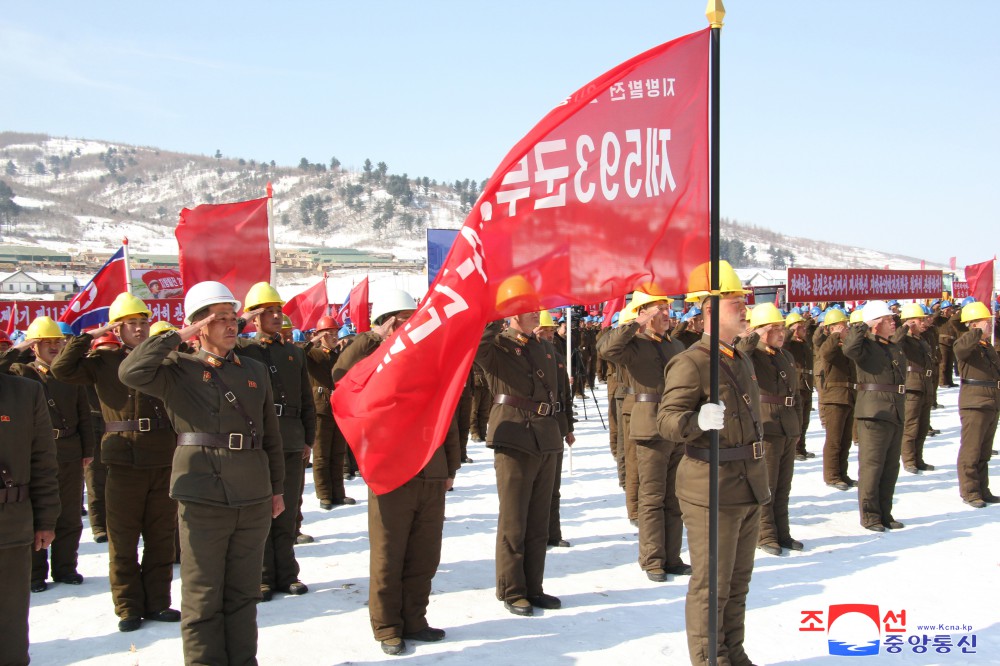 Groundbreaking Ceremonies of Regional-industry Factories Held in DPRK