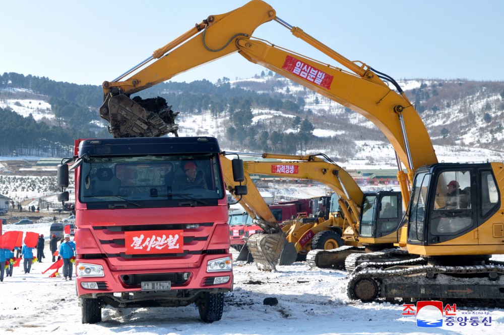 Groundbreaking Ceremonies of Regional-industry Factories Held in DPRK