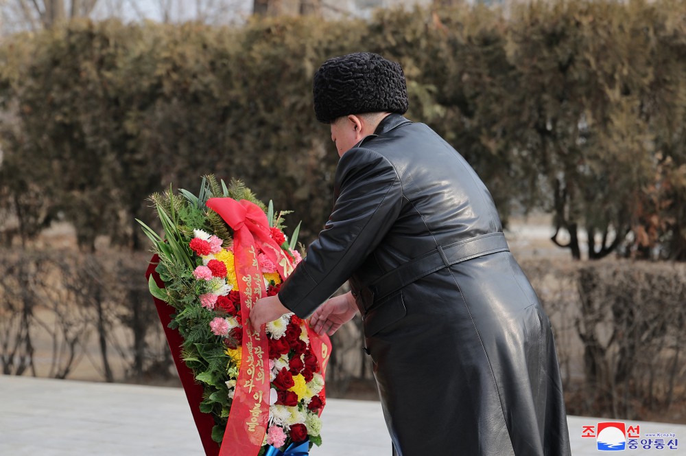 Respected Comrade Kim Jong Un Inspects Kang Kon Military Academy