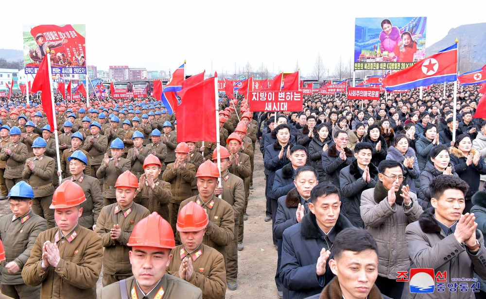 Ground-breaking Ceremonies of Regional-industry Factories Held in Various Counties of DPRK