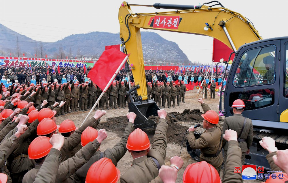 Ground-breaking Ceremonies of Regional-industry Factories Held in Various Counties of DPRK