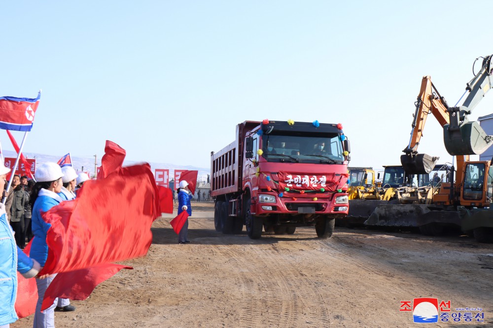 Ground-breaking Ceremonies of Regional-industry Factories Held in Various Counties of DPRK