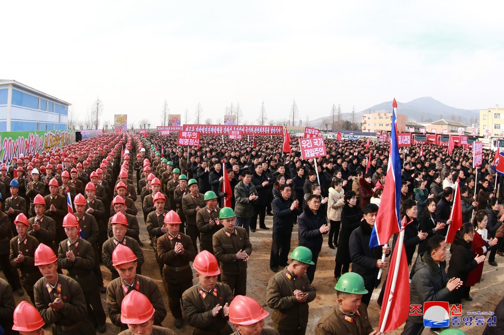 Ground-breaking Ceremonies of Regional-industry Factories Held in Various Counties of DPRK