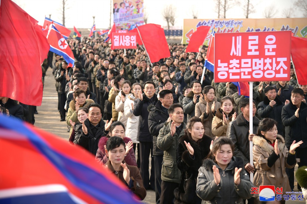 Ground-breaking Ceremonies of Regional-industry Factories Held in Various Counties of DPRK