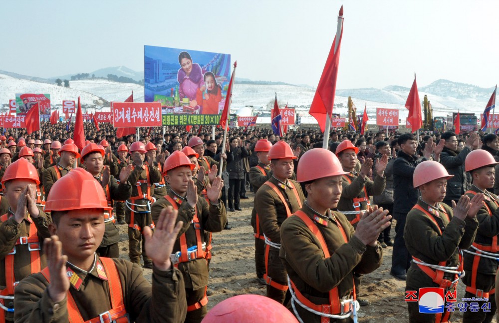 Ground-breaking Ceremonies of Regional-industry Factories Held in Various Counties of DPRK