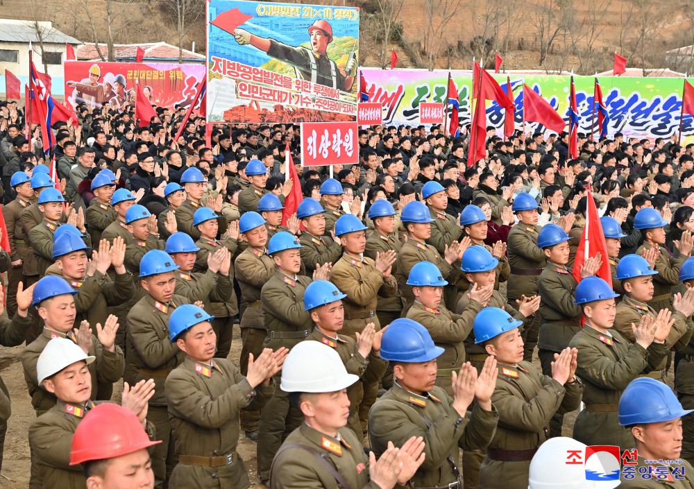 Ground-breaking Ceremonies of Regional-industry Factories Held in Various Counties of DPRK