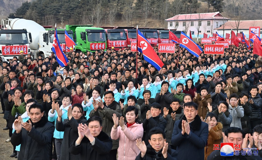 Ground-breaking Ceremonies of Regional-industry Factories Held in Various Counties of DPRK