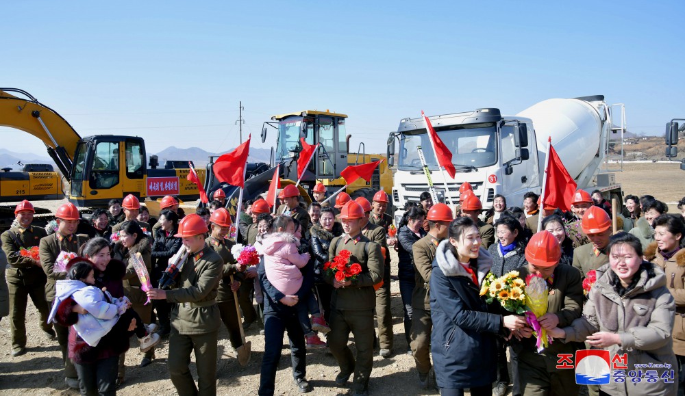 Ground-breaking Ceremonies of Regional-industry Factories Held in Various Counties of DPRK