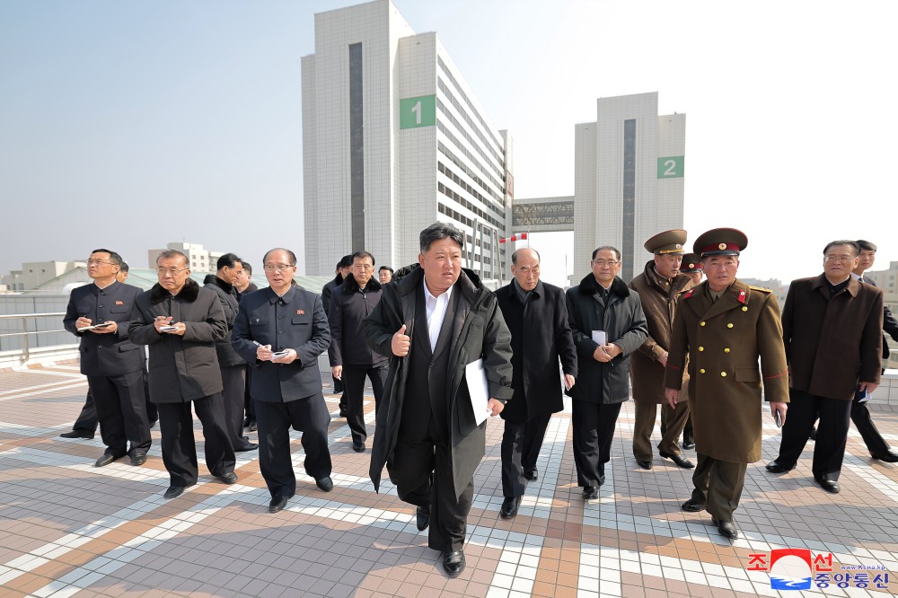 Respected Comrade Kim Jong Un Visits Completed Pyongyang General Hospital