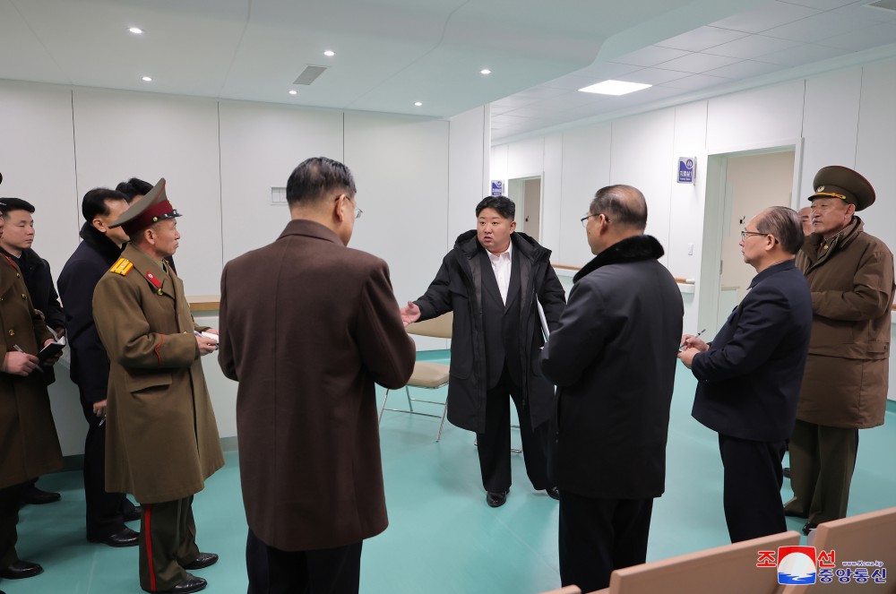 Respected Comrade Kim Jong Un Visits Completed Pyongyang General Hospital