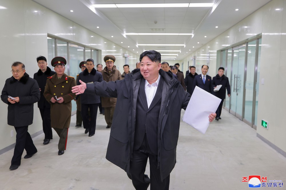 Respected Comrade Kim Jong Un Visits Completed Pyongyang General Hospital