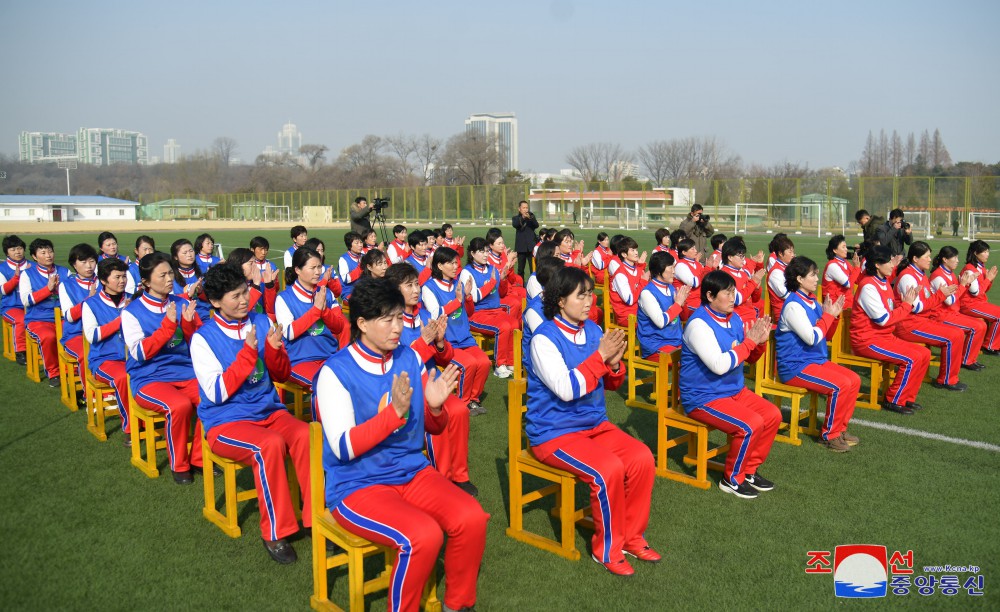 AFC Women's Football Day Marked in DPRK