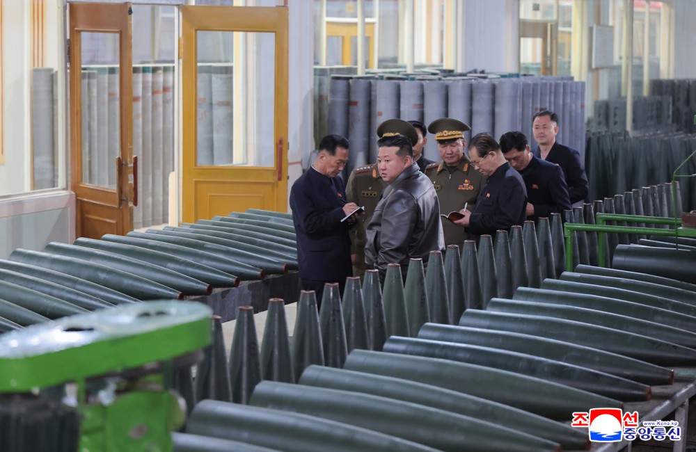 Respected Comrade Kim Jong Un Gives Field Guidance at Major Munitions Enterprises under Commission of Second Economy