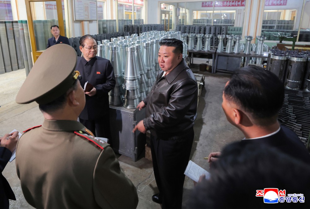 Respected Comrade Kim Jong Un Gives Field Guidance at Major Munitions Enterprises under Commission of Second Economy