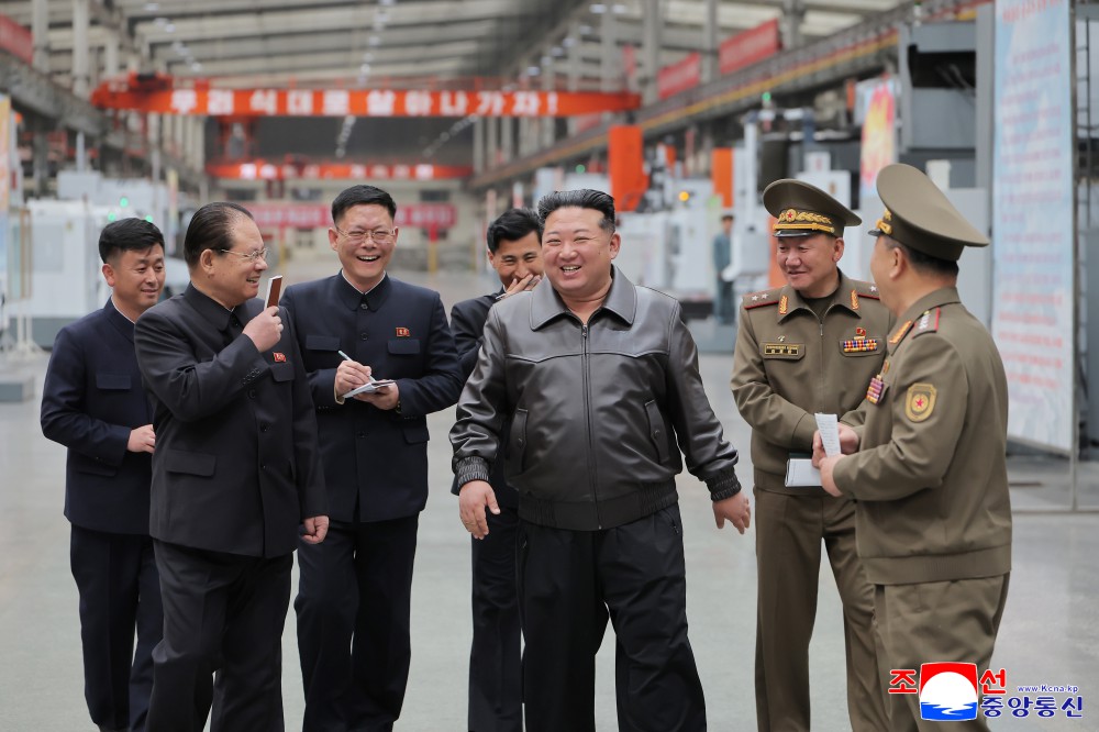 Respected Comrade Kim Jong Un Gives Field Guidance at Major Munitions Enterprises under Commission of Second Economy