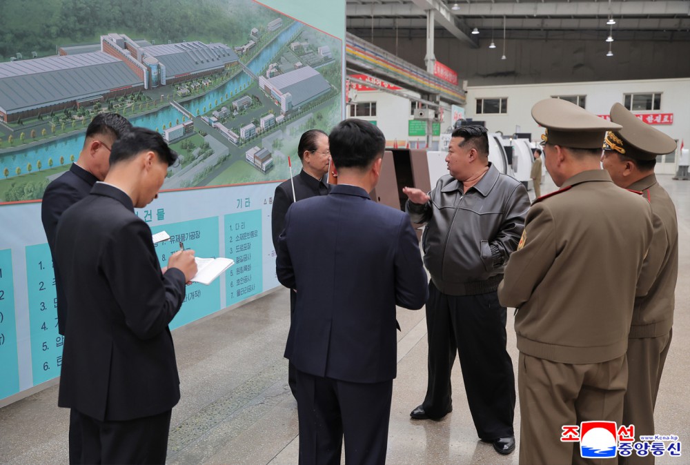Respected Comrade Kim Jong Un Gives Field Guidance at Major Munitions Enterprises under Commission of Second Economy