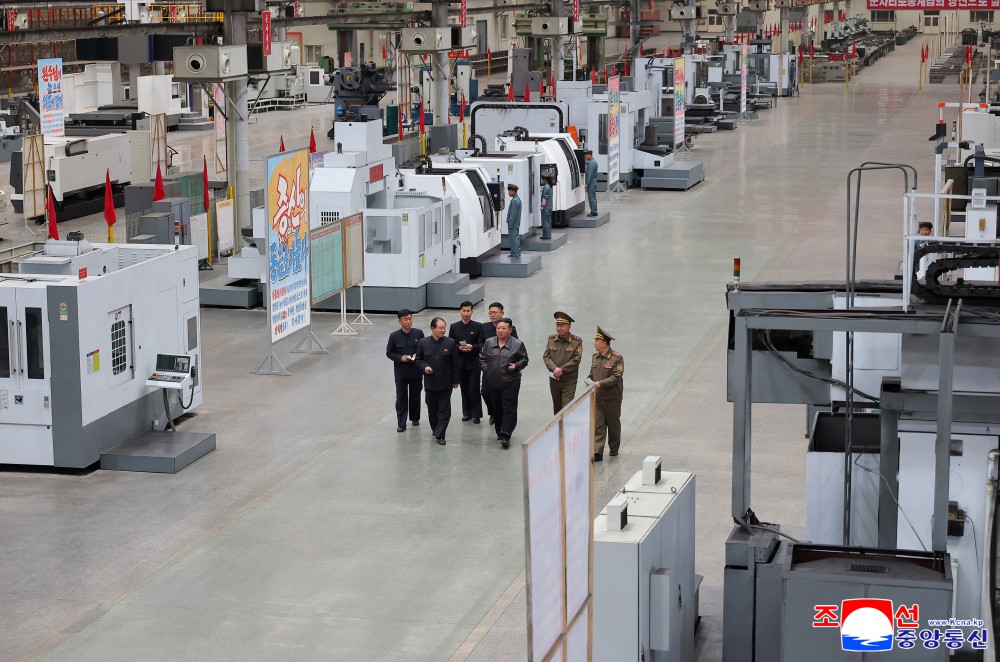 Respected Comrade Kim Jong Un Gives Field Guidance at Major Munitions Enterprises under Commission of Second Economy