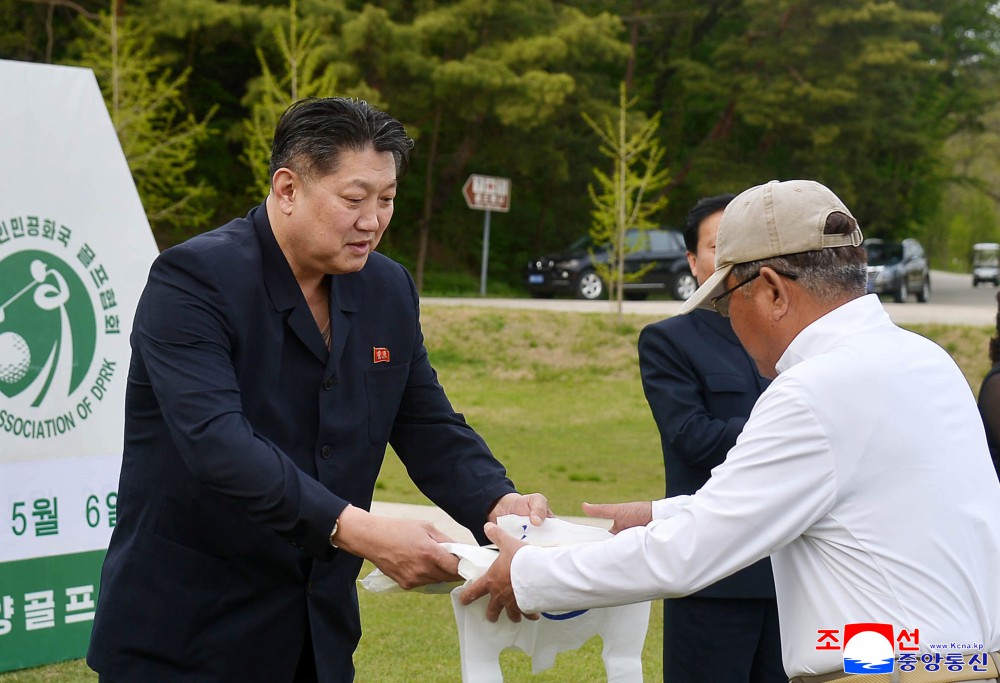 봄철골프애호가경기 진행