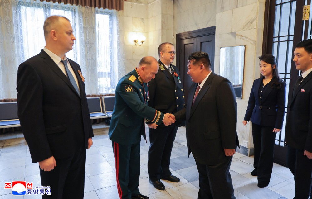 Respected Comrade Kim Jong Un Pays Congratulatory Visit to Russian Embassy in Pyongyang to Mark Russia's Great V-Day