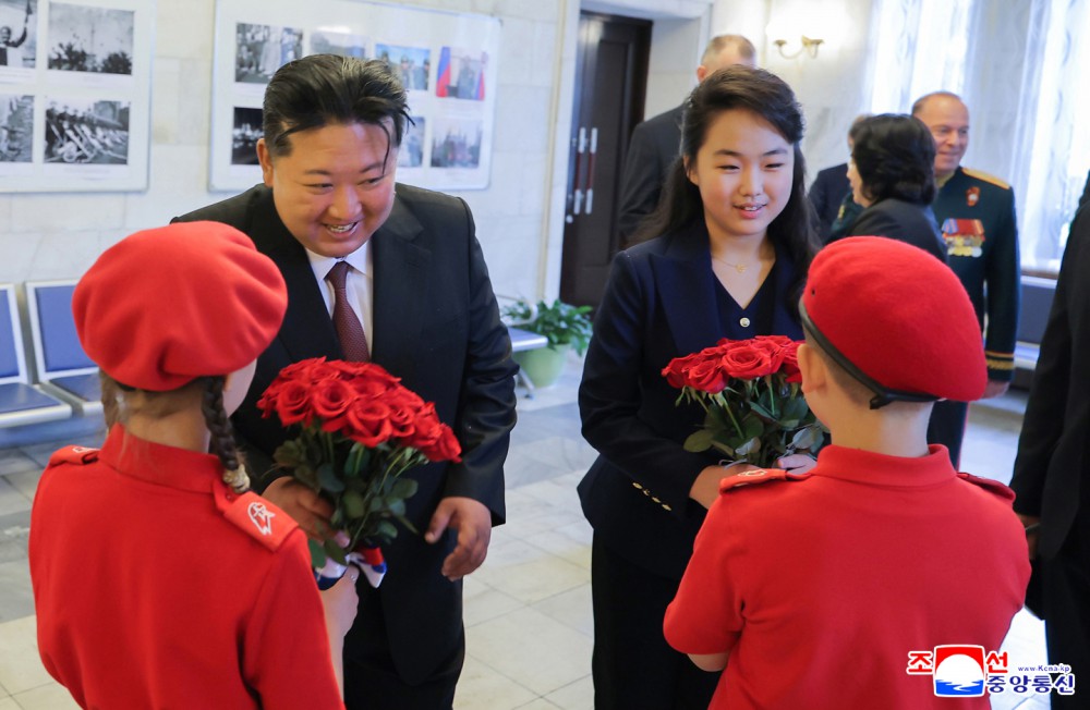 Respected Comrade Kim Jong Un Pays Congratulatory Visit to Russian Embassy in Pyongyang to Mark Russia's Great V-Day