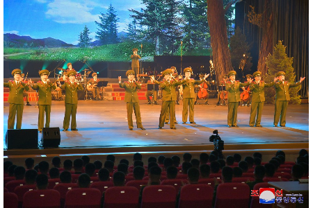 Concert Given to Mark 92nd Army Founding Anniversary in DPRK