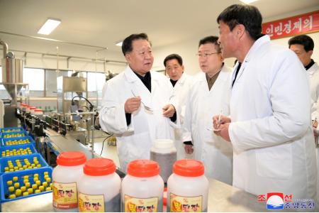 Choe Ryong Hae Inspects Various Units in Sukchon County